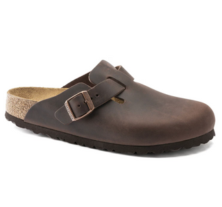 Birkenstock Boston Oiled Leather in Habana
