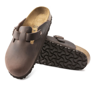 Birkenstock Boston Oiled Leather in Habana