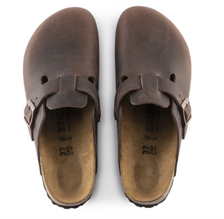 Birkenstock Boston Oiled Leather in Habana
