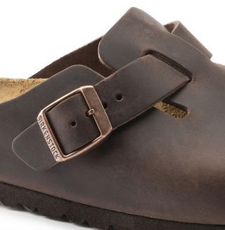 Birkenstock Boston Oiled Leather in Habana