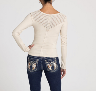 Miss Me Heather Top