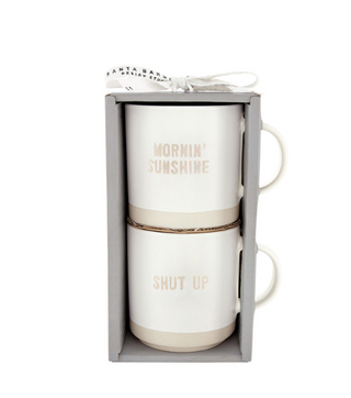 Ceramic Stacked Mugs