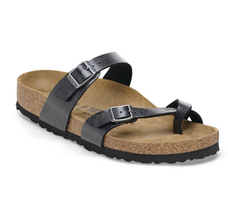 Birkenstock Mayari Birko Flor in Graceful Licorice