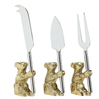 Standing Mouse Knives Set of 3