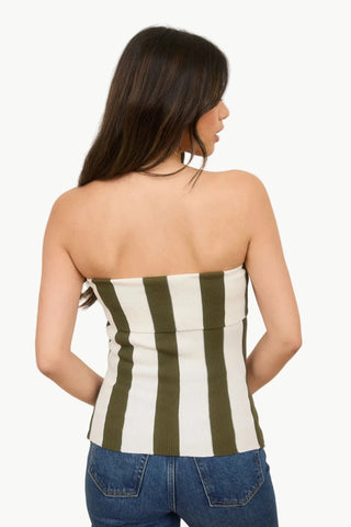 Cynthia Strapless Sweater Knit Top