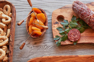 Verve Italian Olivewood Aperitivo Fork Set