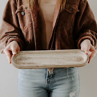 Sweet Water Decor Rustic Wood Tray