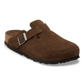 Birkenstock Boston Suede Soft Bed in Carafe