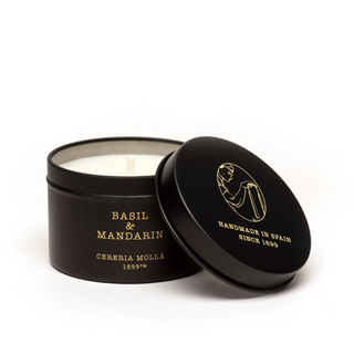 Cereria Molla Travel Tin Basil and Mandarin