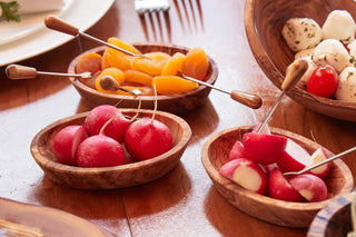 Verve Italian Olivewood Aperitivo Fork Set