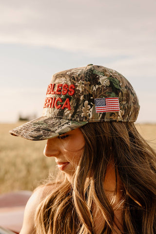Trucker Hat God Bless America