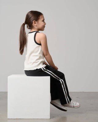 Little Bipsy Girls Bow Ribbed Tank