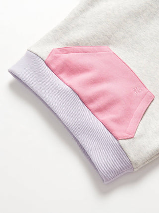 Little Bipsy Girls Colorblock Mockneck Pullover