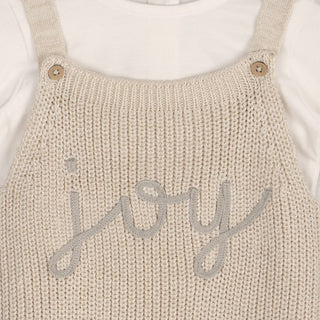 Viverano Joy Embroidered Sweater Overall Set