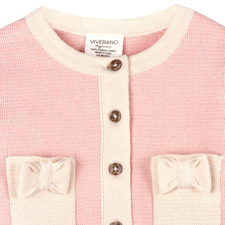 Viverano Baby Girl Lily Bow Cardigan
