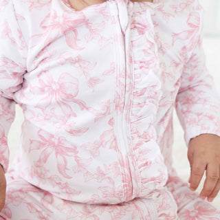 Caden Lane Baby Fancy Frills Ruffle Footie