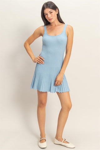 Jenna Pleated Mini Dress