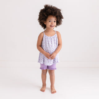 Posh Peanut Jeanette Spaghetti Top & Ruffled Short