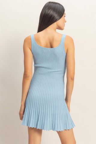 Jenna Pleated Mini Dress