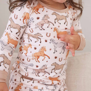 Caden Lane Kids Ponies Two Piece Set