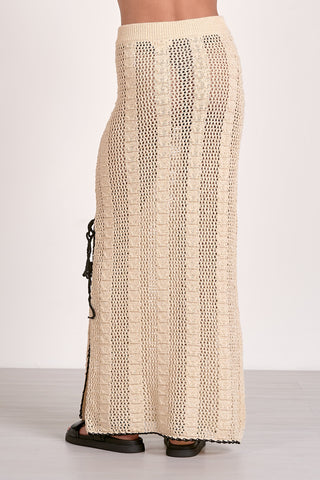 Elan Tie Slit Maxi Skirt