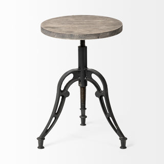 Mercana Emslie I Wood & Metal Stool