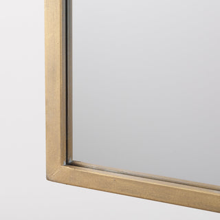 Mercana Giovanna Gold Metal Frame Pointed Arch Vanity Mirror