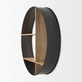 Mercana Hector Round Wall Shelf