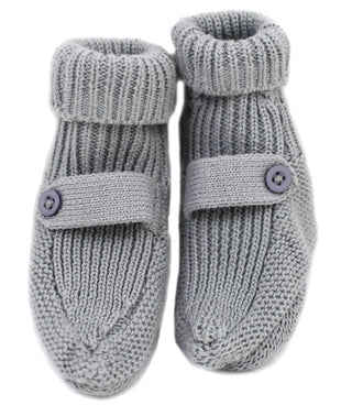 Viverano Knit Color Button Booties