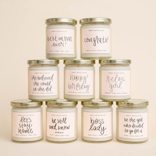 Sweet Water Gold Lid Candle Collection