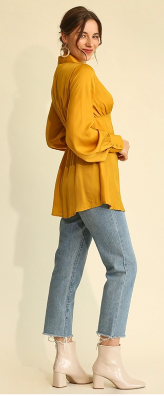Jennifer Satin Corset Tunic