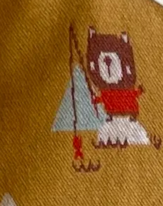 Viverano Camping Bear Mustard Collection