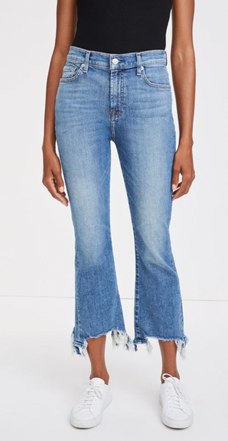 7 For All Mankind Destroy High-Waist Slim-Kick