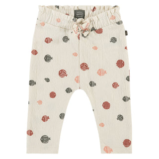 Babyface Baby Girl Pants Pattern Fishies