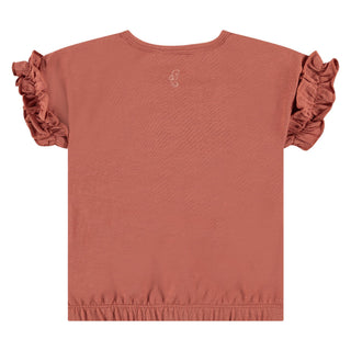 Babyface Girls Tee Ruffle Sleeve