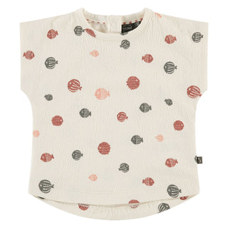 Babyface Baby Girl Pattern Fishies Tee
