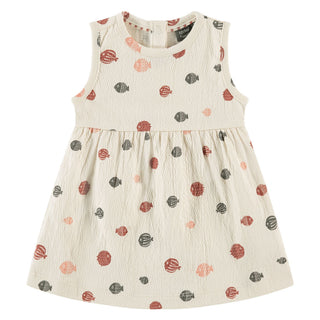 Babyface Baby Girl Dress Pattern Fishies